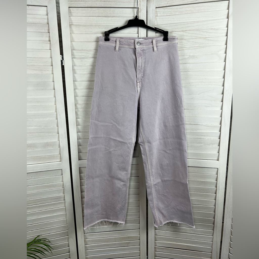 Anthropologie Pistola Penny High Rise Wide Leg Crop Jeans 29